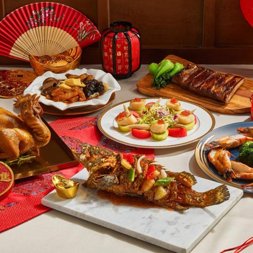 板橋【凱撒大飯店】家宴中餐廳凱撒鴻運年菜(六人份)商品券